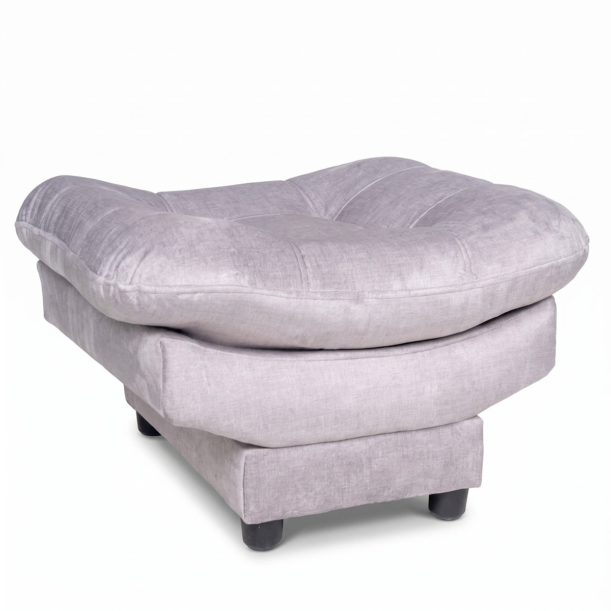 Sala sofá cama semidoble plata 6 puestos reclinable en poliéster 120x90 cm
