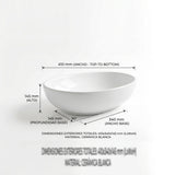 Lavamanos de sobreponer ovalado blanco en cerámica 41x14 cm