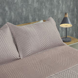 Tendido rosa Kyoto queen 160x190 cm en microfibra con 2 fundas