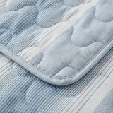 Cubrelecho superacolchado Equilibrio king azul claro 200x200 cm en poliéster