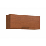Cocina Bahamas Almendra y Blanco Apagado 180x163.5cm con Cuatro Puertas sin Mesón y Sin Estufa