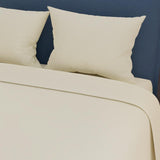 Juego de sábanas My House Confortable queen beige en microfibra suavizada 4 piezas 160x190 cm