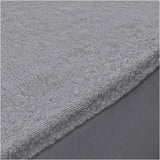 Combo protector de colchón sencillo gris impermeable 100x190 cm y protector de almohada Terry