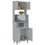 Mueble Microondas Kitchen Blanco interior
