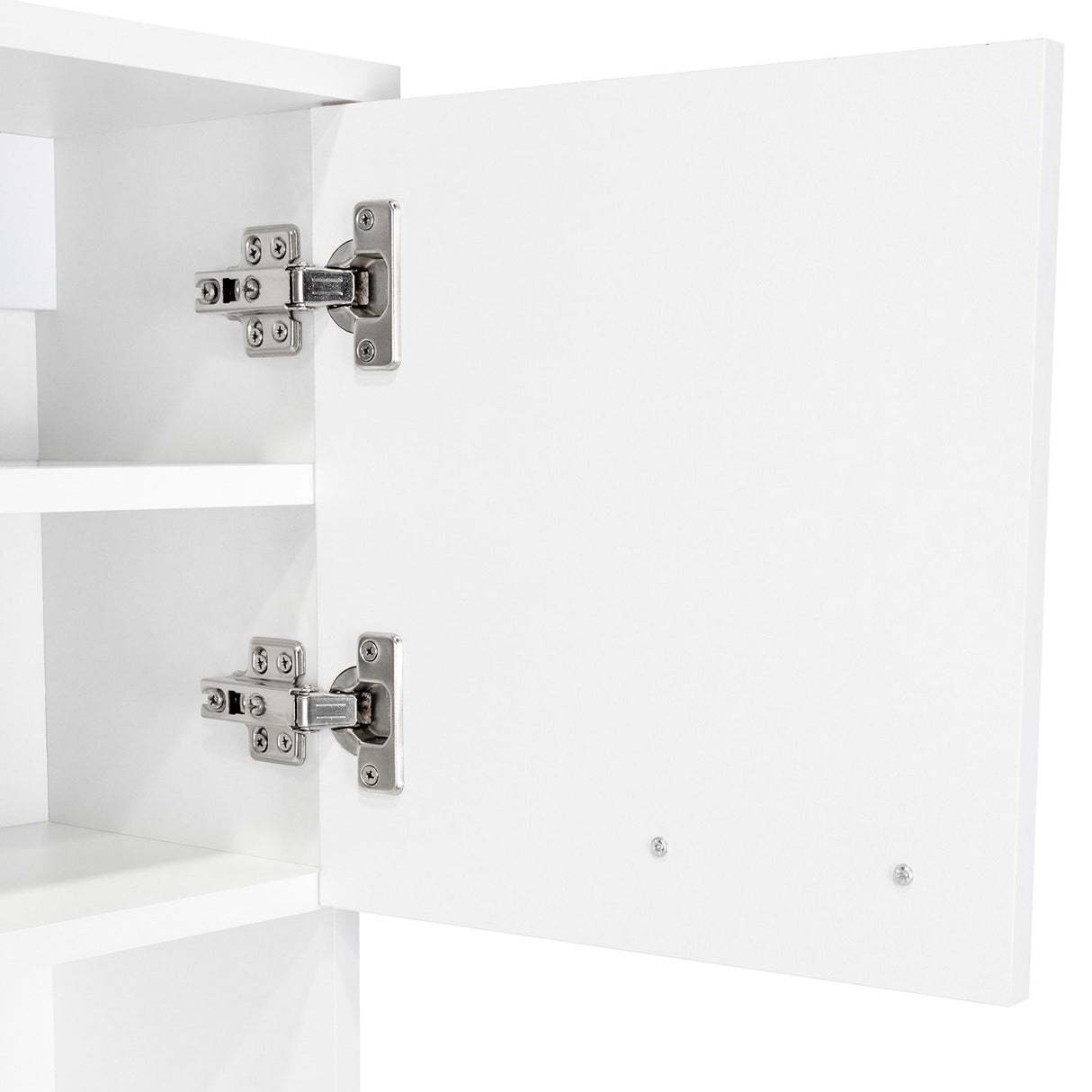 Alacena Della Blanco 60x169cm con Un Entrepaño y con Cuatro Puertas - Muebles Organizadores | Bylmo