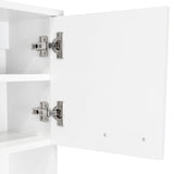 Alacena Della Blanco 60x169cm con Un Entrepaño y con Cuatro Puertas - Muebles Organizadores | Bylmo