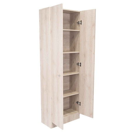 Alacena Flerbruk Ceniza 60 cm con Dos Puertas y Cuatro Entrepaños - Alacenas y Muebles Microondas | Bylmo
