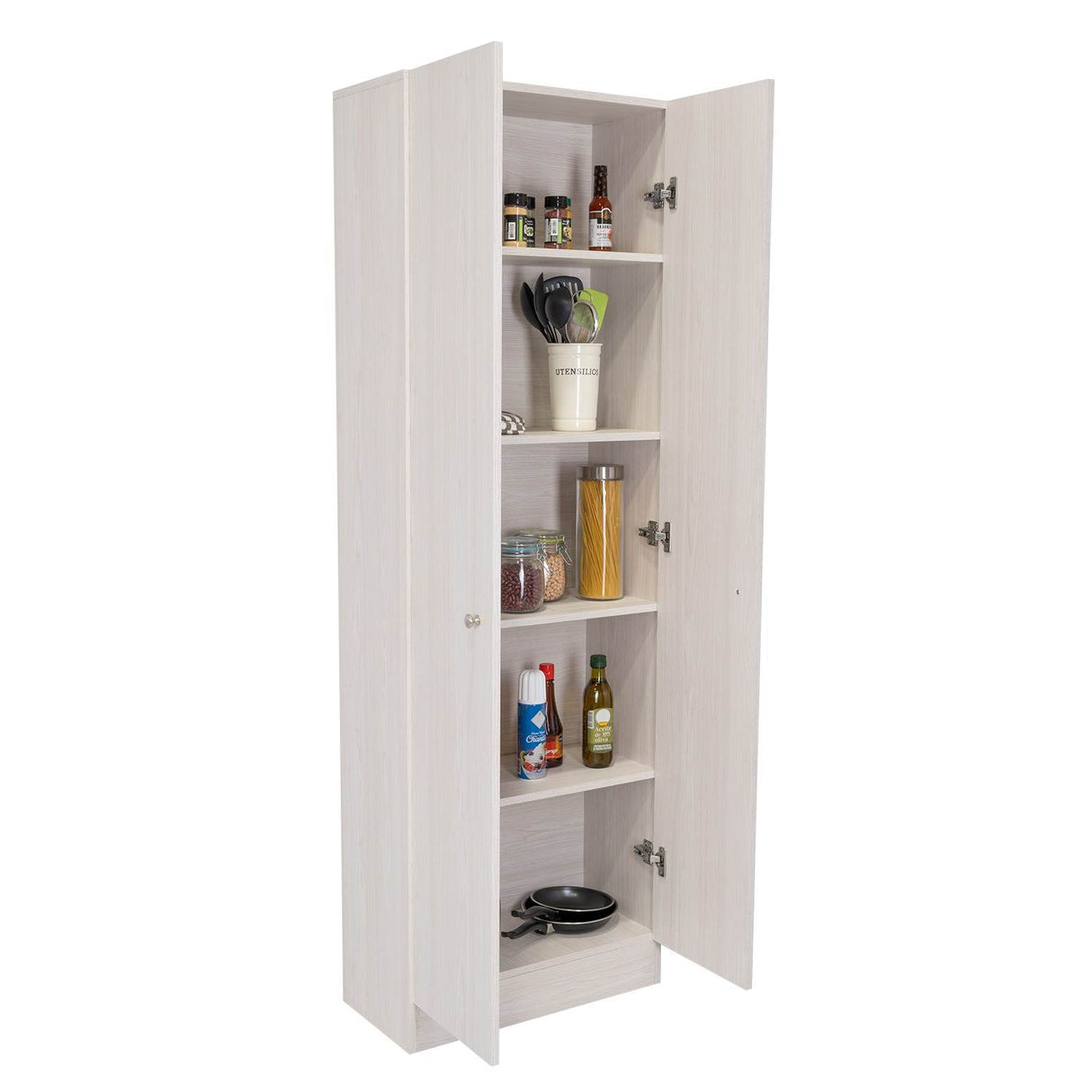 Alacena Flerbruk Niebla 60 cm con Dos Puertas y Cuatro Entrepaños - Alacenas y Muebles Microondas | Bylmo