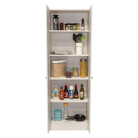 Alacena Flerbruk Niebla 60 cm con Dos Puertas y Cuatro Entrepaños - Alacenas y Muebles Microondas | Bylmo