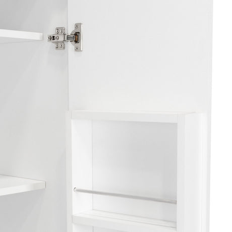 Alacena Varese Plus Blanco 70x160.75cm con Dos Puertas - Muebles Organizadores | Bylmo