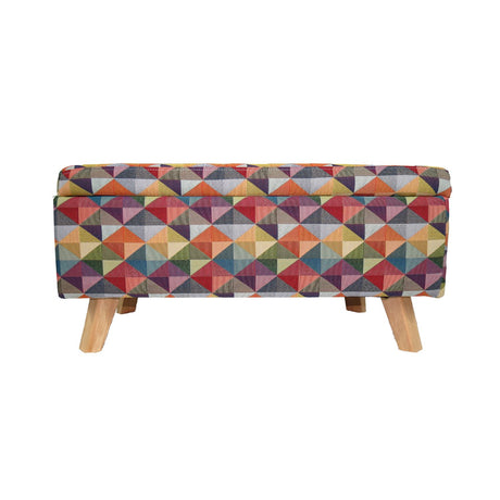 Banqueta Baúl Multicolor 82x42cm De 2 Puestos sin Apoya Brazos - Sofas | Bylmo