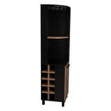 Bar Esquinero Kaia Wengue 45x180cm con Un Cajón y con Diez Portabotellas - Bares | Bylmo