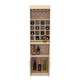 Bar Kava Rovere 51x180cm con Un Cajón y con Dieciséis Portabotellas - Bares | Bylmo