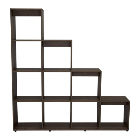 Biblioteca Escalera Beijing Coñac 155.1x169.9cm con Diez Compartimientos - Bibliotecas | Bylmo