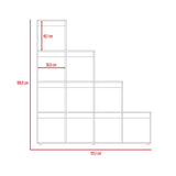 Biblioteca Escalera Beijing Coñac 155.1x169.9cm con Diez Compartimientos - Bibliotecas | Bylmo