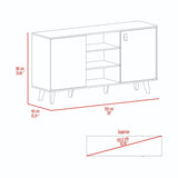Bifé Funes Taupe 150 cm con Una Puerta Push to Open - Bifes y Arrimos | Bylmo