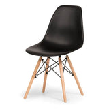 Combo Comedor Plegable y Sillas Pro Amareto y Negro 111 cm de Cuatro Puestos - Comedores | Bylmo
