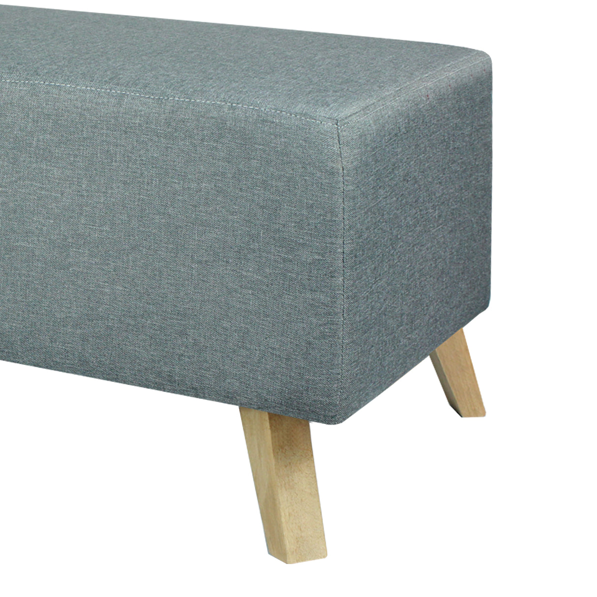 Combo Cabecero Room Gris Doble 140 cm Rectangular con Banqueta y 2 Mesas de Noche Cuadradas - Combos Habitacion | Bylmo
