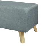 Combo Cabecero Room Gris Doble 140 cm Rectangular con Banqueta y 2 Mesas de Noche Cuadradas - Combos Habitacion | Bylmo