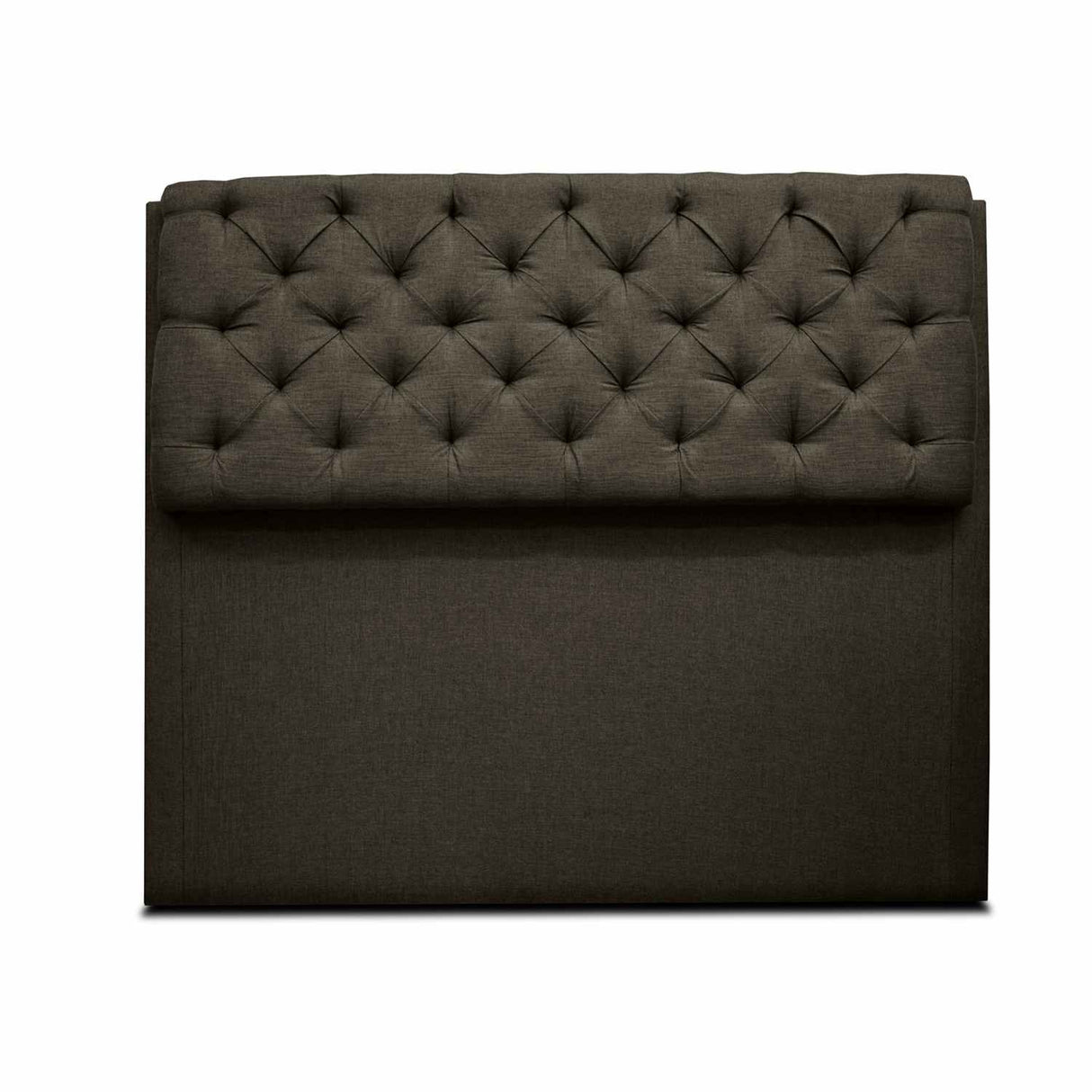 Cabecero Dreamer Queen 160 cm Café de Piso Tela Resistente