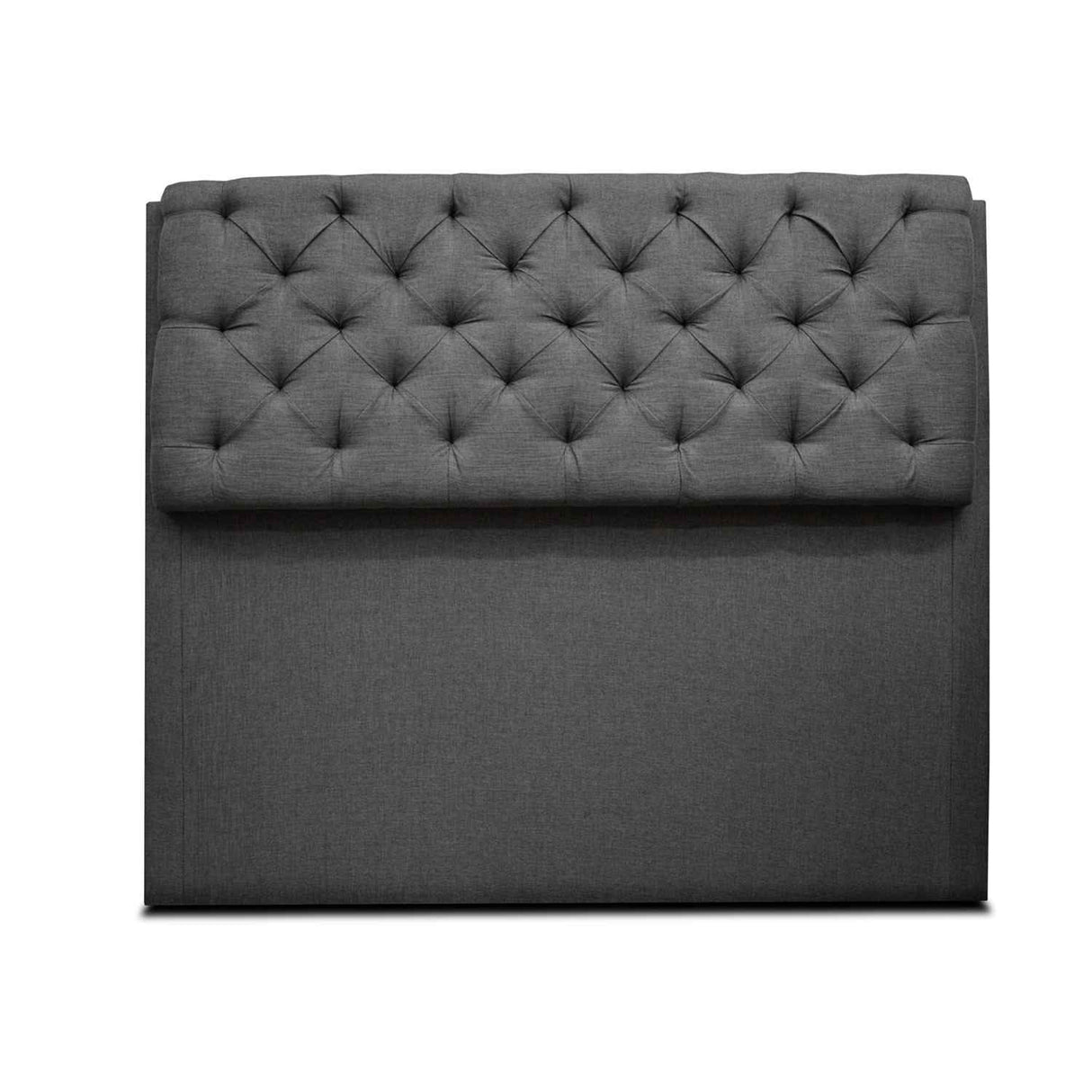 Cabecero Dreamer Queen 160 cm Gris de Piso Tela Resistente