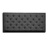 Cabecero Dreamer Gris 140x60cm Abullonado para Cama Doble