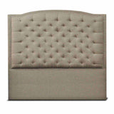 Cabecero Lawrence Camel 160x160cm Abullonado para Cama Queen