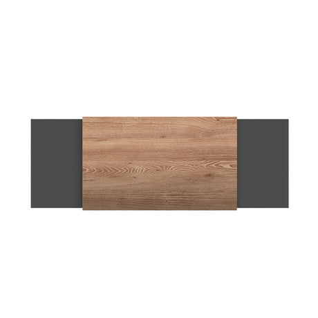Cabecero Ajustable Neuss Plomo y Miel 140x72cm Liso para Cama Doble Hasta King - Camas y Cabeceros | Bylmo