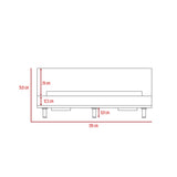 Cama Kaia Miel 120x52cm para Colchón Semidoble 120 X 190 Cm con Cabecero - Camas y Cabeceros | Bylmo