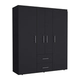 Closet Bariloche Eco Wengue 150 cm con Cuatro Puertas Y Dos Cajones - Closets | Bylmo