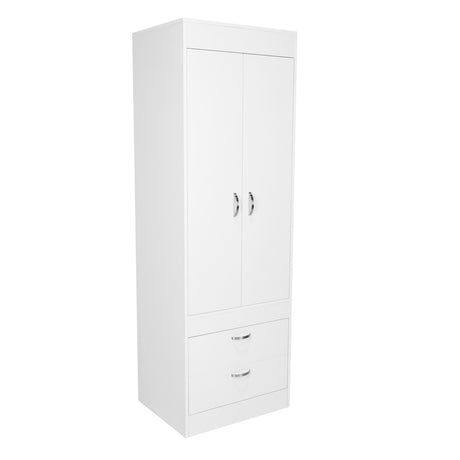 Closet Lisboa Blanco 59x179cm con 2 Cajones sin Entrepaños - Closets | Bylmo