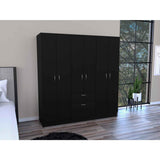 Closet Mitu Wengue 162x170.7cm con 2 Cajones con 3 Entrepaños - Closets | Bylmo