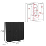 Closet Mitu Wengue 162x170.7cm con 2 Cajones con 3 Entrepaños - Closets | Bylmo