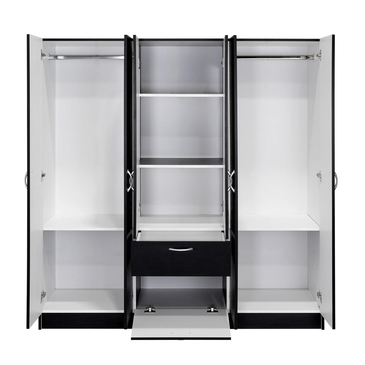 Closet Mitu Wengue 162x170.7cm con 2 Cajones con 3 Entrepaños - Closets | Bylmo
