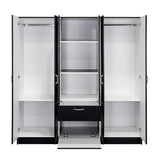 Closet Mitu Wengue 162x170.7cm con 2 Cajones con 3 Entrepaños - Closets | Bylmo