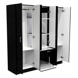 Closet Mitu Wengue 162x170.7cm con 2 Cajones con 3 Entrepaños - Closets | Bylmo