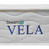 Combo Colchón Vela Blanco Sencillo 100 X 190 Cm Medio e Hipoalergénico
