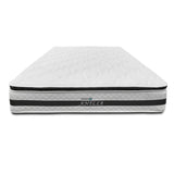 Combo Base Cama y Colchón DreamOn Antlia Gris Doble 140 cm Rectangular con Dos Almohadas