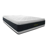 Combo Base Cama y Colchón DreamOn Hydrus Gris King 200 cm Rectangular con Dos Almohadas