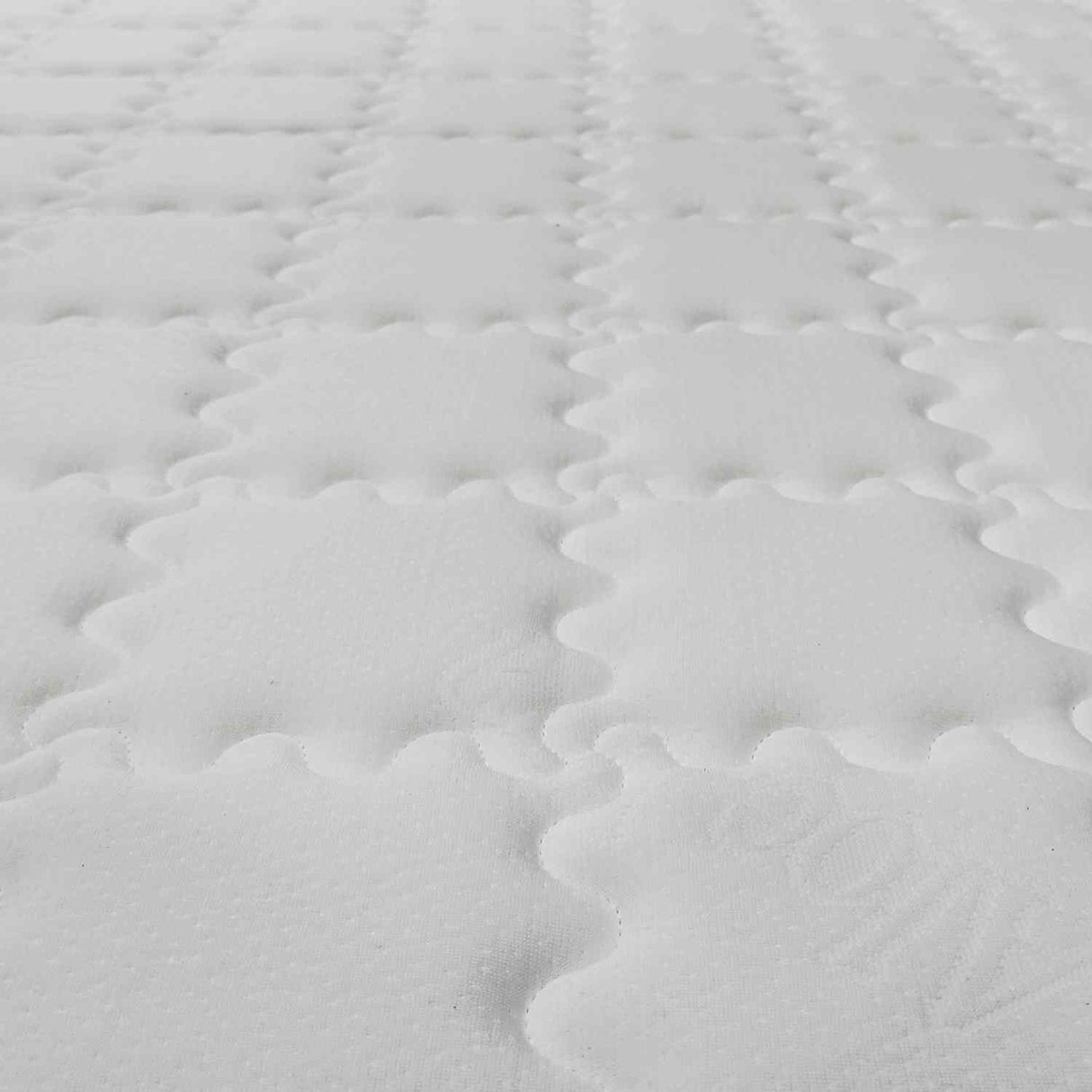 Combo Base Cama y Colchón DreamOn Volans Gris King 200 cm Rectangular con Dos Almohadas