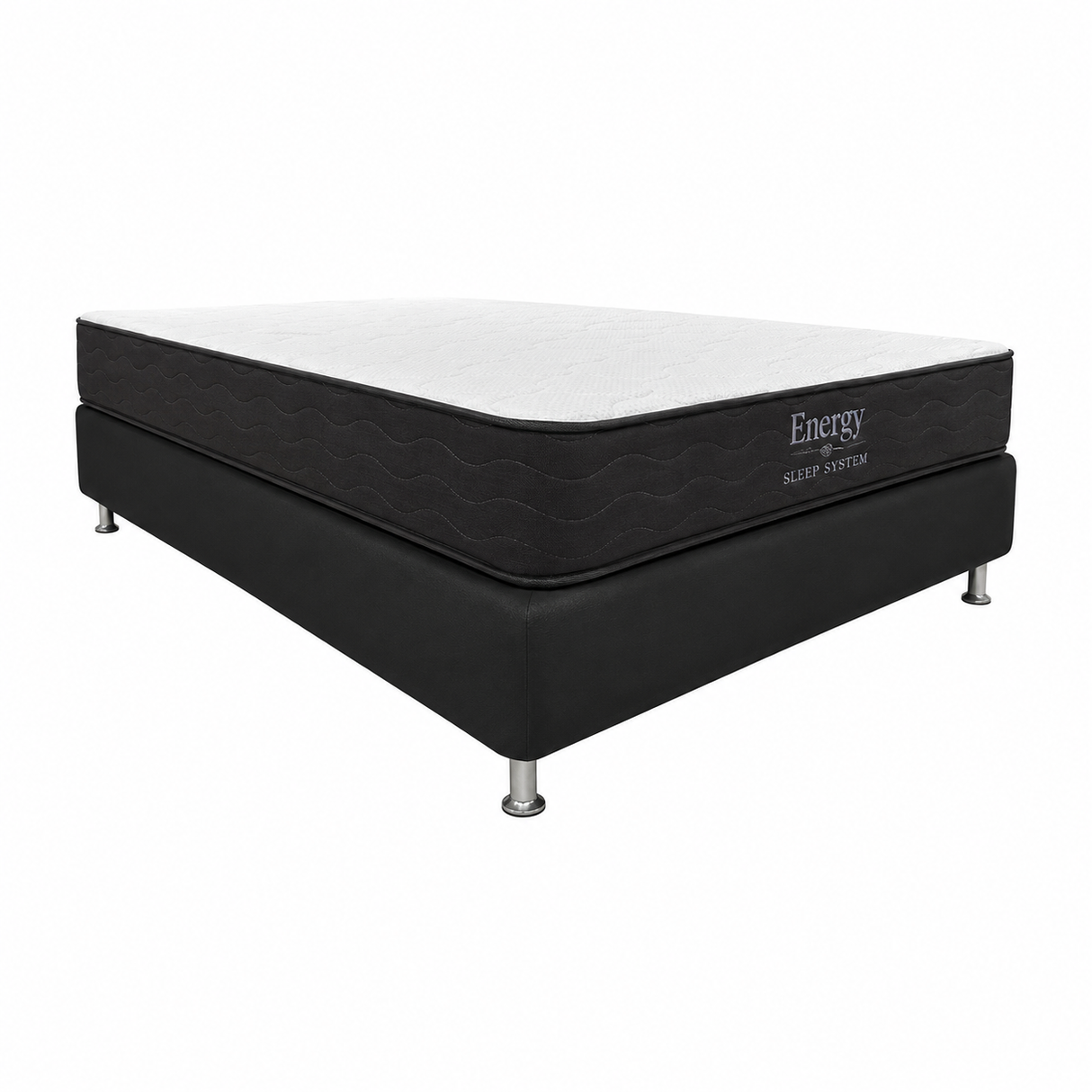 Combo Base Cama y Colchón Energy Sencillo