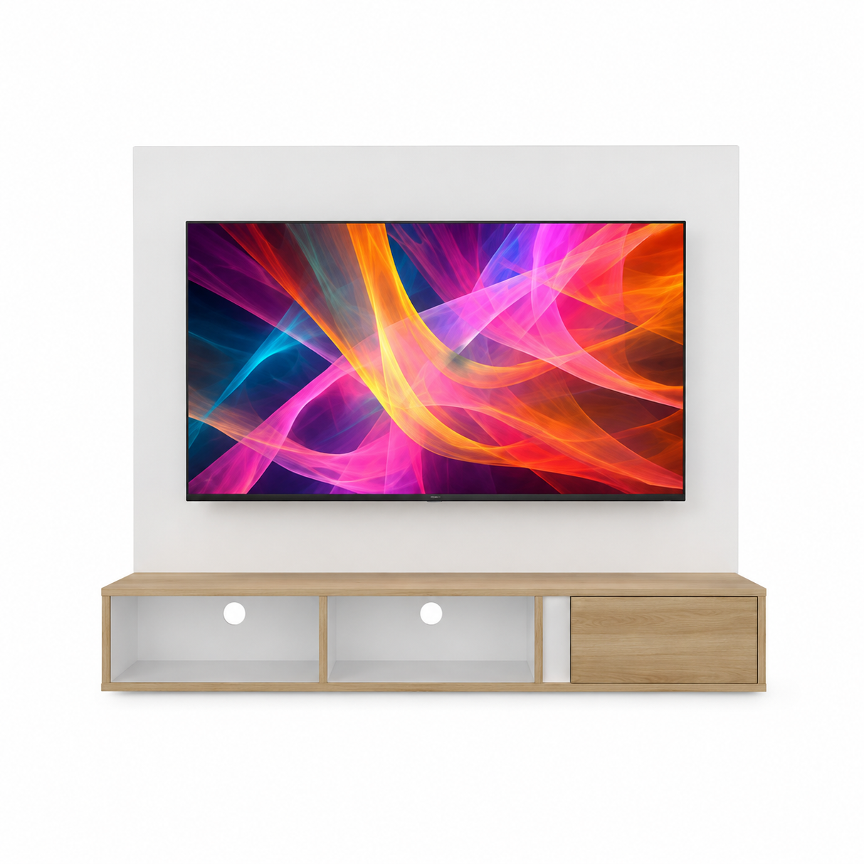 Combo Panel de TV Dassel y Televisor Kalley Google TV 58"