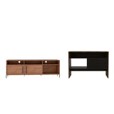 Combo Rack de TV Karev Miel y Arrimo Classic Caramelo
