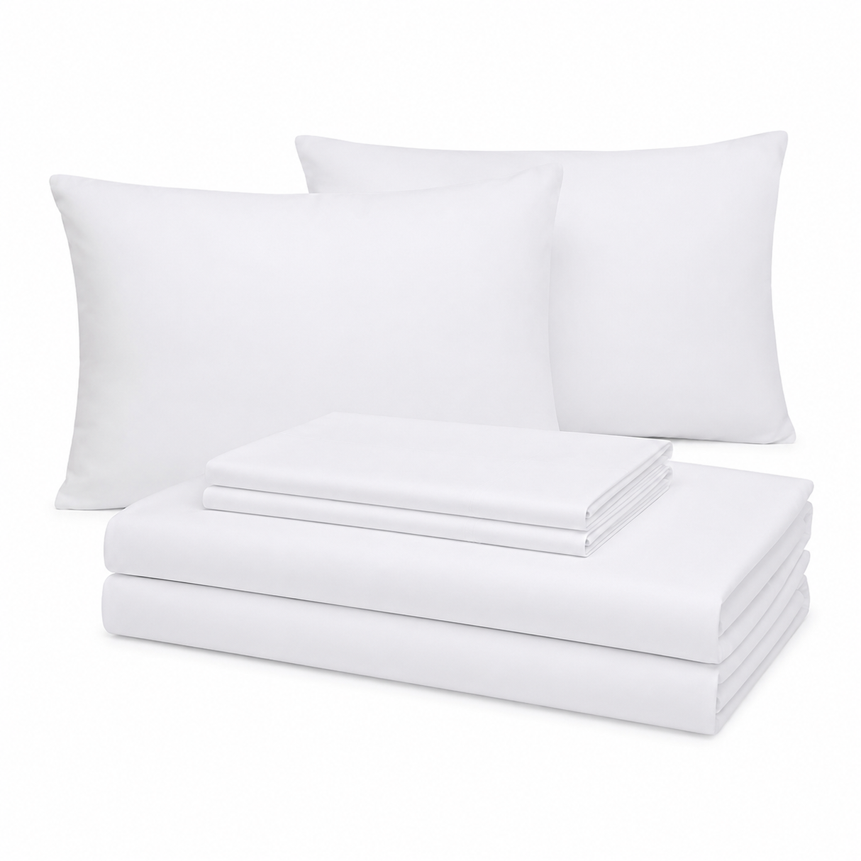 Combo 2 Almohadas y Juego de Sábanas Microfibra