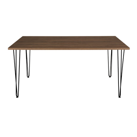 Comedor Vassel Miel 160x74.3cm Rectangular de Cuatro Puestos y sin Sillas - Comedores | Bylmo