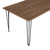 Comedor Vassel Miel 160x74.3cm Rectangular de Cuatro Puestos y sin Sillas - Comedores | Bylmo