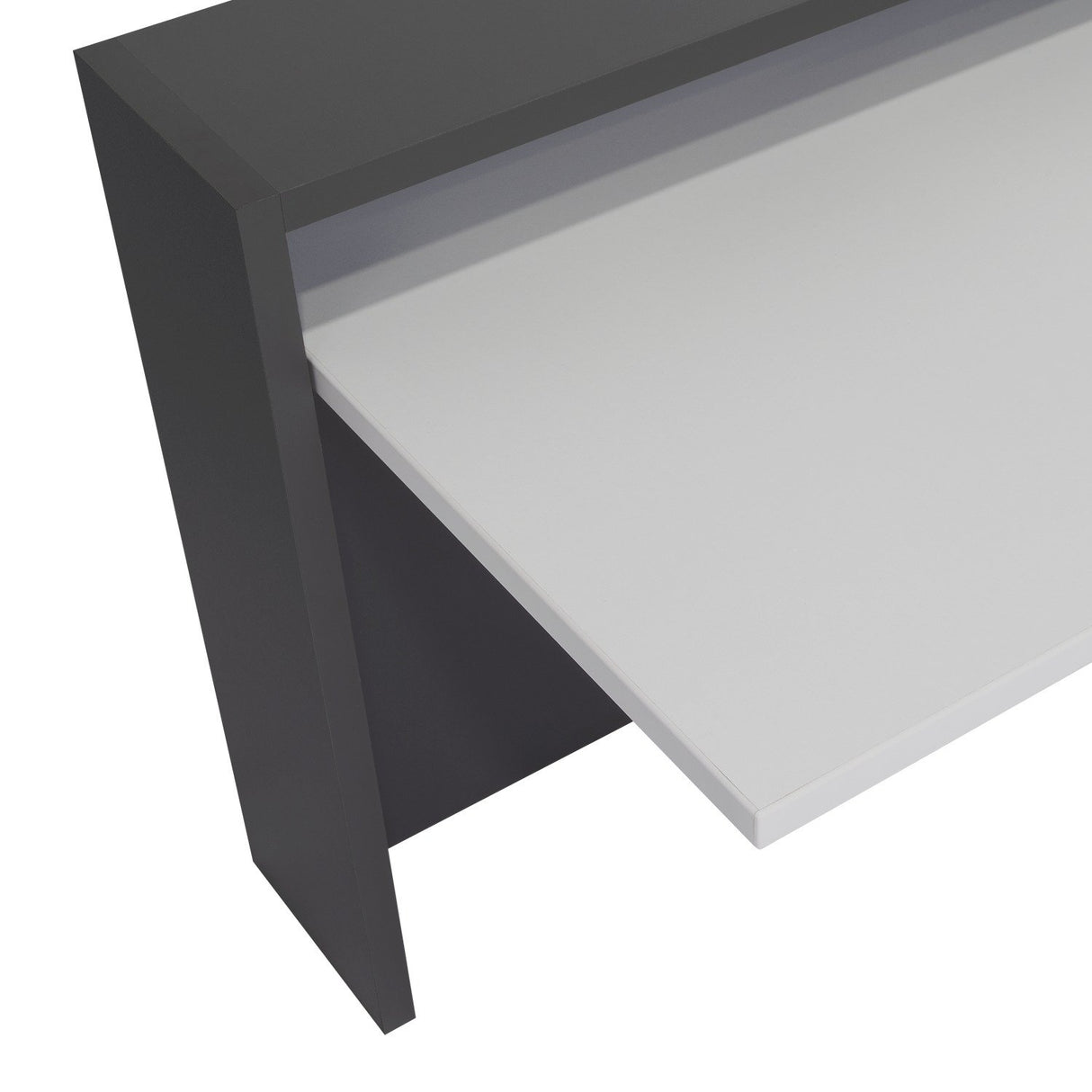 Escritorio London Plomo 100 cm Flotante - Escritorios y Archivadores | Bylmo