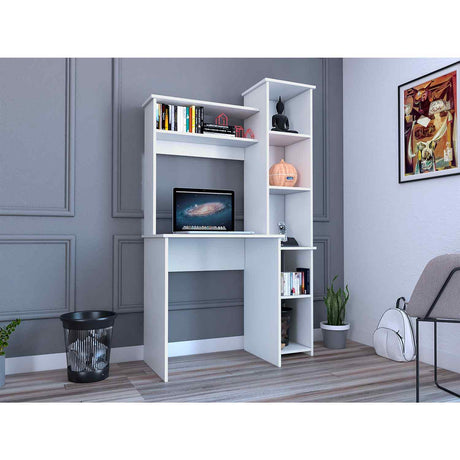 Escritorio Versalles Blanco 98.5x162.5cm sin Cajones - Escritorios y Archivadores | Bylmo