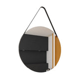 Espejo de Pared Persa Plateado 60x60cm Redondo sin Marco - Espejos Decorativos | Bylmo