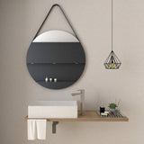 Espejo de Pared Persa Plateado 60x60cm Redondo sin Marco - Espejos Decorativos | Bylmo